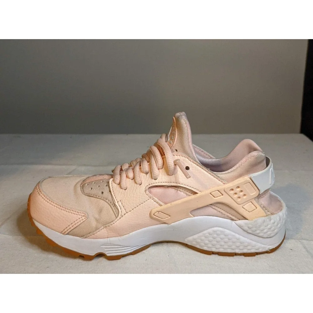 Nike Womens Air Huarache Run 634835-607 Sunset Tint Running Shoes Lace Up Sz 6 - Picture 5 of 9